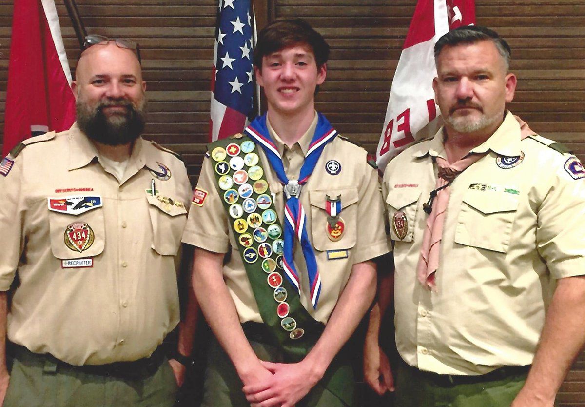Belcher earns Eagle Scout rank